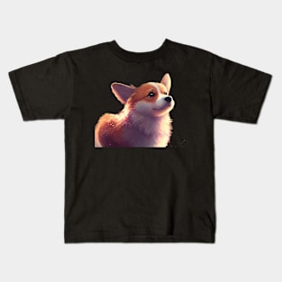 Mochi the Corgi Kids T-Shirt